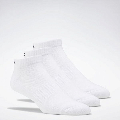 Носки Reebok TE LOW CUT SOCK 3P FQ5319 белый р.XS