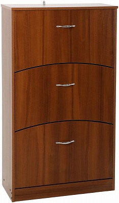 Тумба для обуви Компанит МДФ ТО-3Б 320x700x1232 мм орех 