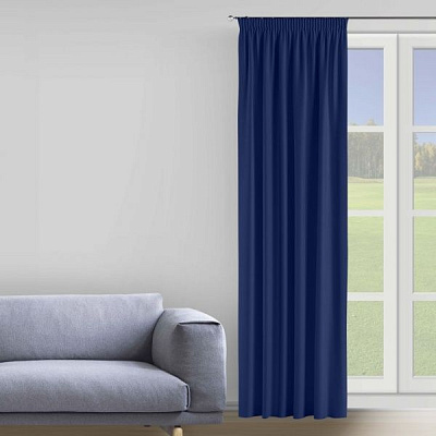 Штора Velour 200х275 см синий Decora textile