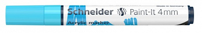 Маркер акриловий Schneider Paint-it 320 4 мм S120230 пастельно-синій