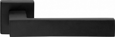 Ручка на розетці Linea Cali Corner 024 матовий чорний