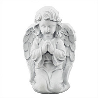 Статуетка Ангел в молитві великий білий (полістоун) AN0704-8(P)