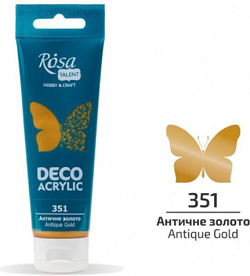 Акрил для декора Античное золото 75 мл Rosa Talent