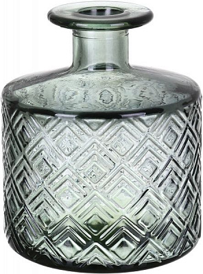 Ваза BOTELLA CUAD 12 см светло-серая San Miguel