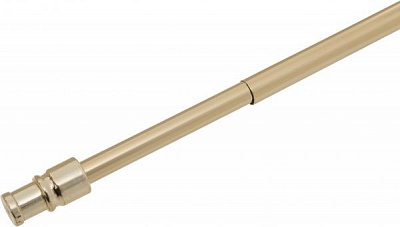 Штанга вітражна Gardinia California одинарний укомплектований 50-85 см золотий