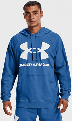 Джемпер Under Armour RIVAL FLEECE BIG LOGO HD 1357093-474 р. L блакитний