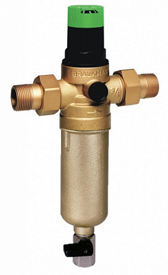 Редуктор тиску Resideo тонкого очищення з редуктором Honeywell FK06-1/2AAM