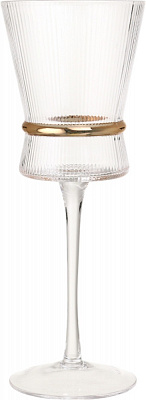 Бокал для вина Fiora Golden Ring скло 320 мл 1 шт.