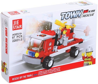 Конструктор Shantou Fire Series Авто 3 C1180111/3