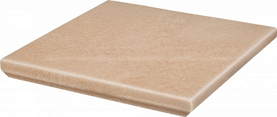 Клинкерная плитка Mattone Sabbia Beige Kapinos Stopnica narozna 33x33 Ceramika Paradyz