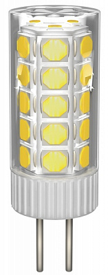 Лампа світлодіодна IEK 3 Вт капсульна прозора G4 230 В 3000 К LLE-CORN-3-012-30-G4