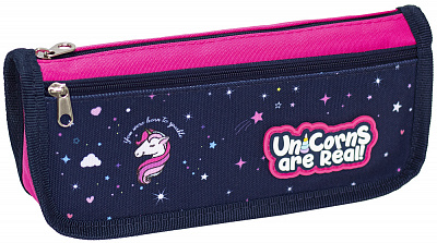 Пенал-кошелек 22x5x9 см 13020170 Барвінок синий с рисунком