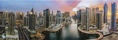 Репродукция Город 828-4 28x80 см 