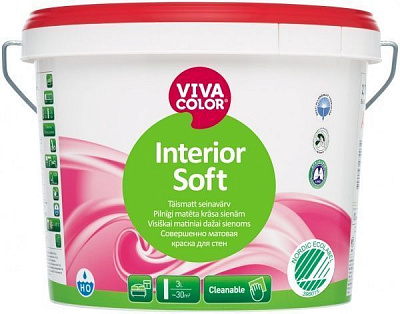 Краска Vivacolor Interior Soft, база С база под тонировку 2,7л 3,5кг