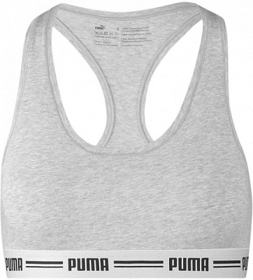 Бра Puma PUMA WOMEN RACER BACK TOP 1P HANG GREY M 90786203 р.XS сірий