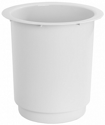 Вкладка в горшок Artevasi Santorini Pot круглый 28л белый 