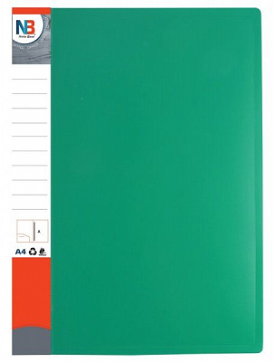 Папка с клипом CLIP A зеленая Nota Bene