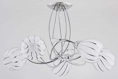 Люстра потолочная ALFA Arno 5xхром 