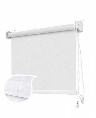 Ролета мини Rollotex с фиксацией на струне Miracle 39x150 см белая 