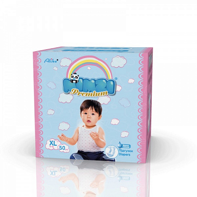 Подгузники Mimzi XL 12+ кг 50 шт. (MDXL50)