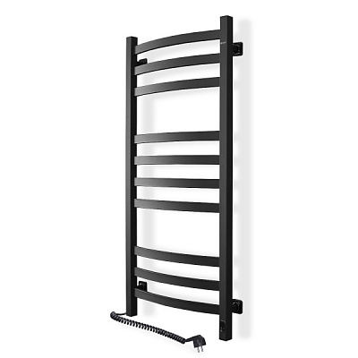 Полотенцесушитель электрический NAVIN Avalon 480х1000 Sensor левый черный муар (12-203153-4810) 