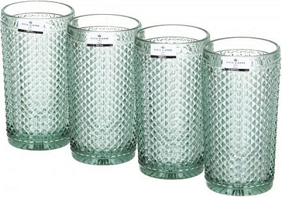 Набір склянок Bicos Cinza м’ятний 330 мл 4 шт. 49000006 Vista Alegre