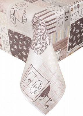 Скатерть Кофе 137x180 см разноцветный Dariana 