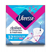Прокладки щоденні Libresse Panty Liners Normal Deo normal 32 шт.