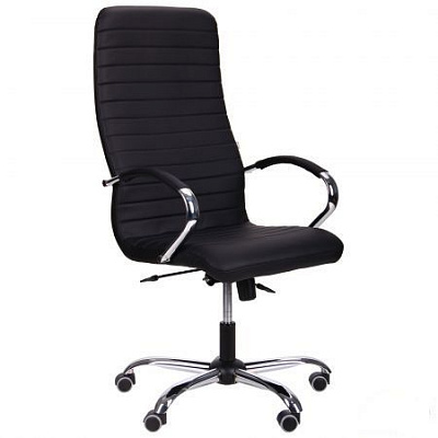 Крісло AMF Art Metal Furniture Фрідом Хром AnyFix Ніаполь N-20 чорний