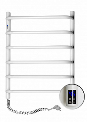 Полотенцесушитель электрический NAVIN Симфония 480х600 Sensor левый белый 12-009133-4860