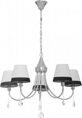 Люстра подвесная Accento lighting Musa 5xE14 хром ALSQ-MD37632/5 