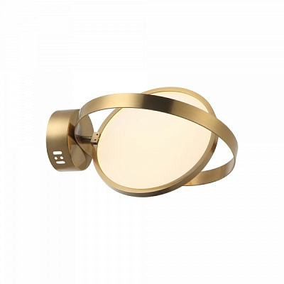 Бра Vio Concept by LUCEA Molveno LED 1x12 Вт латунь 80419-06-W01-CO 