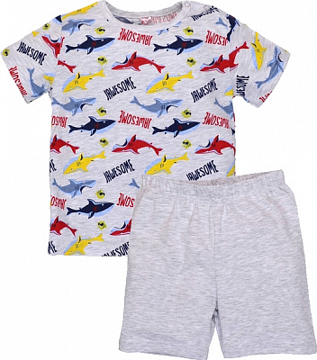 Пижама детская для мальчиков Татошка р.140 серый 0113201акл 