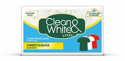 Хозяйственное мыло Duru Clean&White Универсальное 120 г