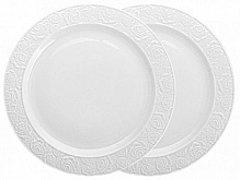 Набор тарелок White Rose 27,5 см. 2шт 944-033 Lefard