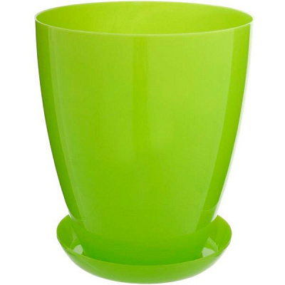 Горшок цветочный Омела 15 см зеленый