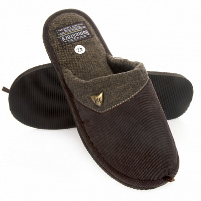 Тапки домашние Home Story 231081-11 р.45 коричневый