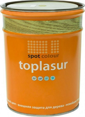 Лазурь Spot Colour Toplasur №15 бесцветная полуглянец 1 л