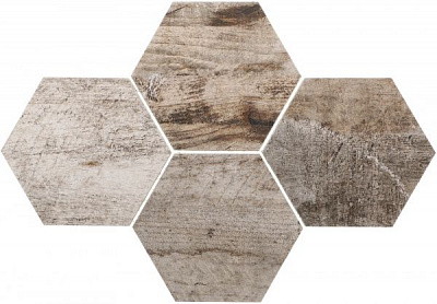 Плитка Konskie group Timber mix heksagon 28,3x40,8 