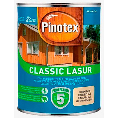 Деревозахисний засіб Pinotex Classic Lasur безбарвний мат 1 л