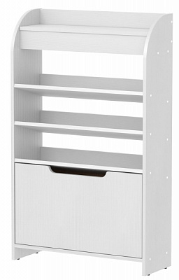 Тумба для обуви Компанит ТО-14 250x700x1142 мм / нимфея альба 