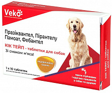 Таблетки VEKO КИК ТЕЙП для собак (за 1 таблетку, 10 в уп)