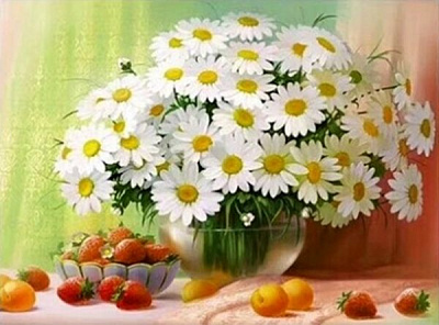 Набор для творчества со стразами на подрамнике Подарок лета 30х40 см Діамантові ручки 