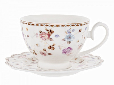 Набор для чая Цветы 250 мл Lefard