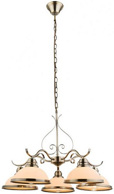 Люстра підвісна Globo Sassari 5x60 Вт E27 латунь 6906-5