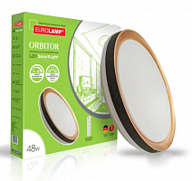 Світильник настінно-стельовий Eurolamp 48 Вт білий/золото LED-SL-48W-T26