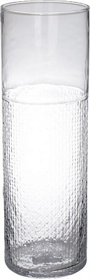 Ваза SL скляна 40х13 см прозора Wrzesniak Glassworks