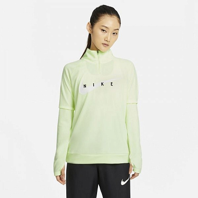 Джемпер Nike W NK SWOOSH RUN HZ MIDLAYER CZ9231-701 р. L мятный