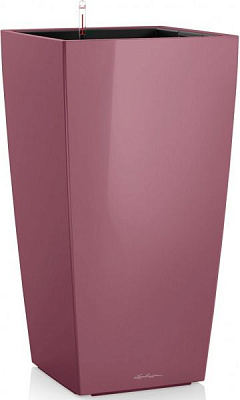 Кашпо Lechuza Cubico 30 квадратный 14л сливовый (18213) 