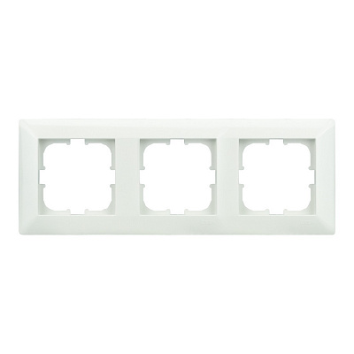 Рамка трехместная Exen ODAK горизонтальная белый 210-010000-103